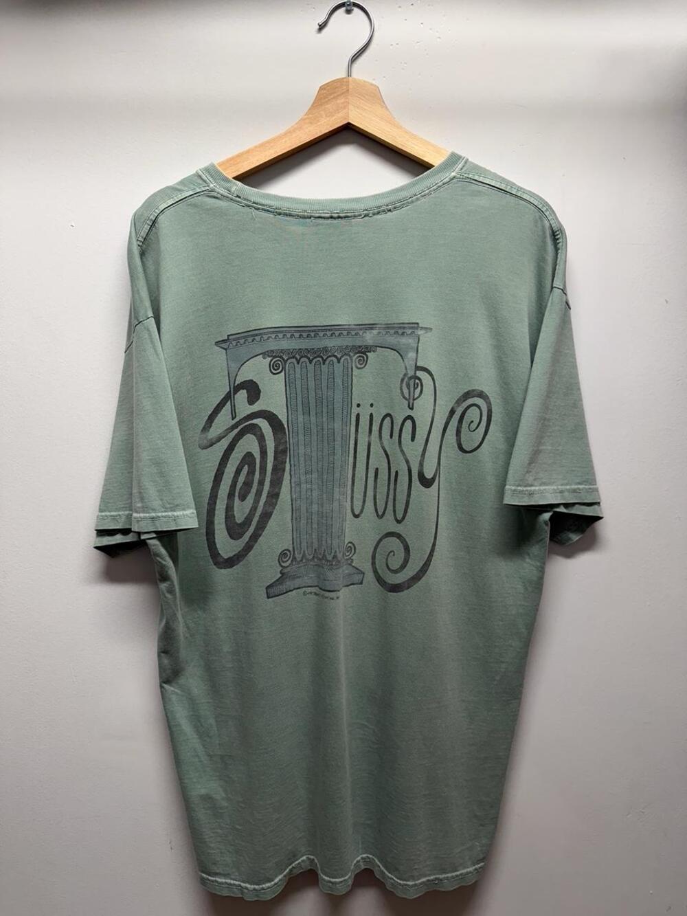 Stussy Greek Column Pigment Dyed Tee